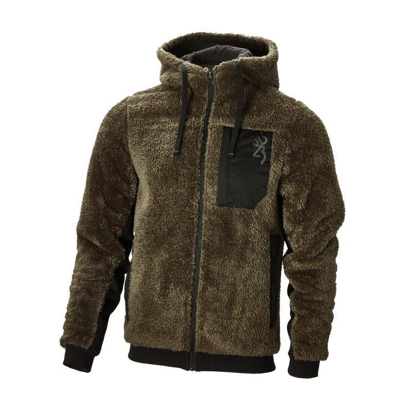 Browning Sweatshirt Warm, Snapshot Sherpa, Yeşil L