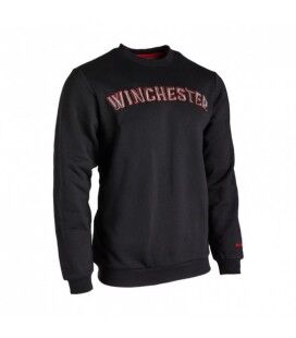 Winchester Sweatshirt, Falcon, Crew Neck, Siyah S