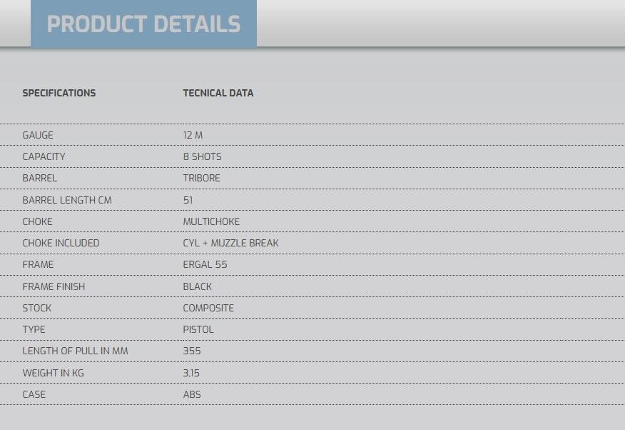 Fabarm S.A.T. 8  Tactical 12/51 Tact. Y.Oto Av Tüfeği