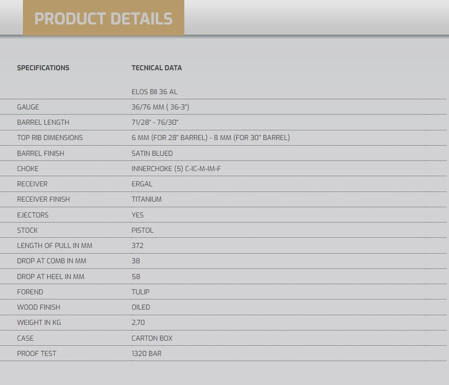 Fabarm Elos BII Al 36/71 S.Poze Av Tüfeği