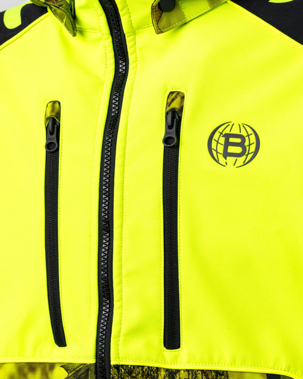 Bitrabi Softshell Tiger Ceket Sarı/Kamo 3XL