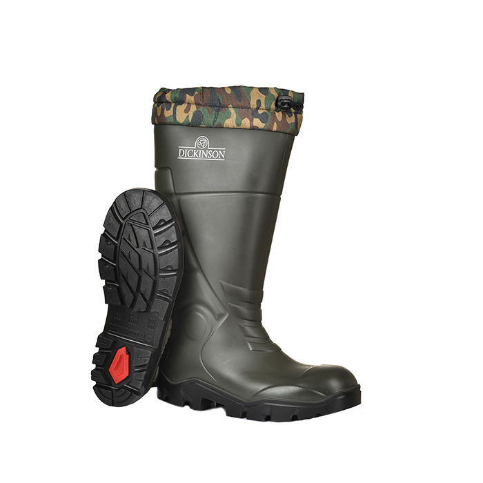 Dickinson Haki-Siyah Uzun Çizme 42